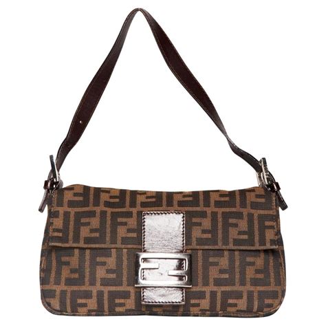 fendi zucca baguette year|Fendi baguette bag vintage.